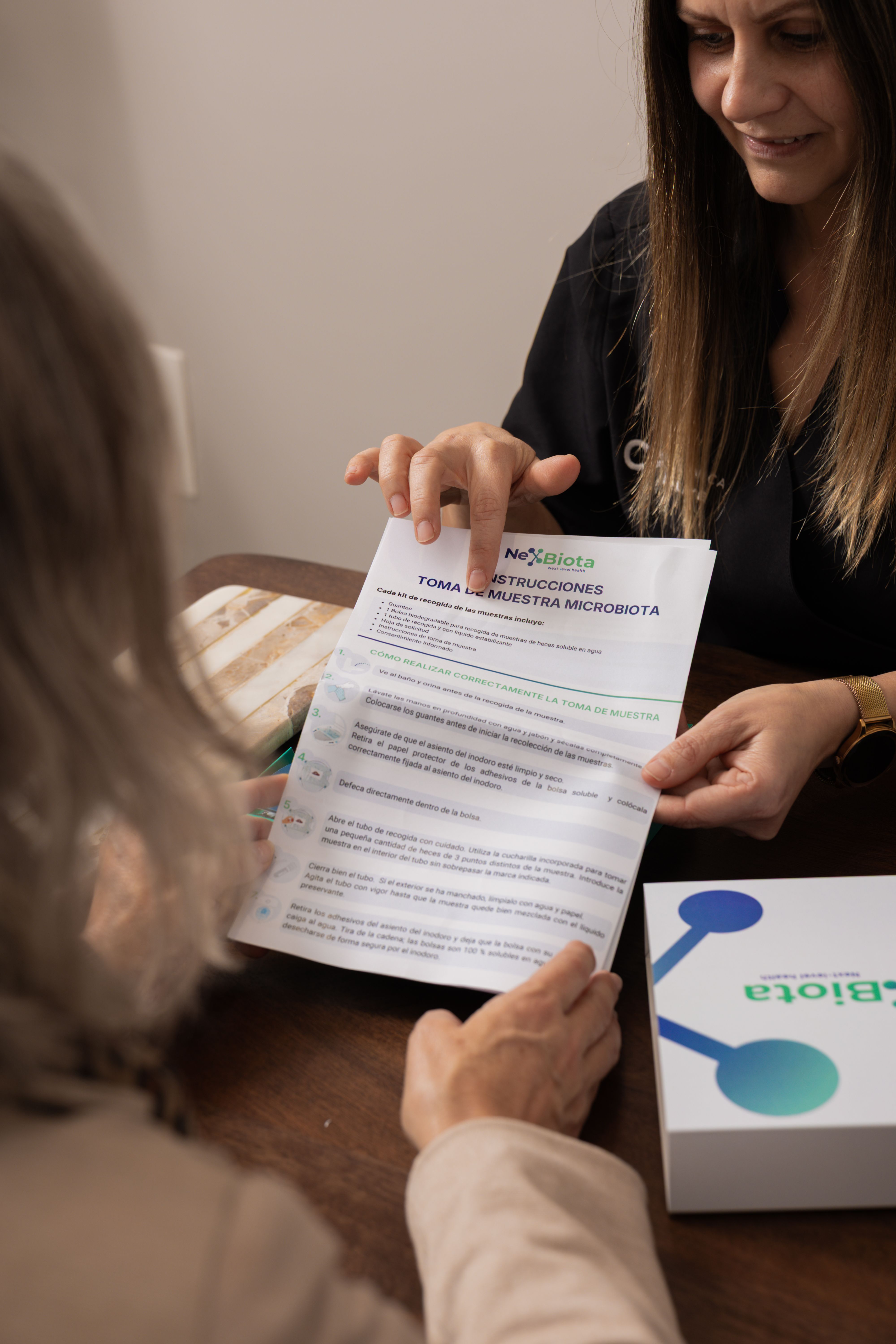 Test genético y microbiota