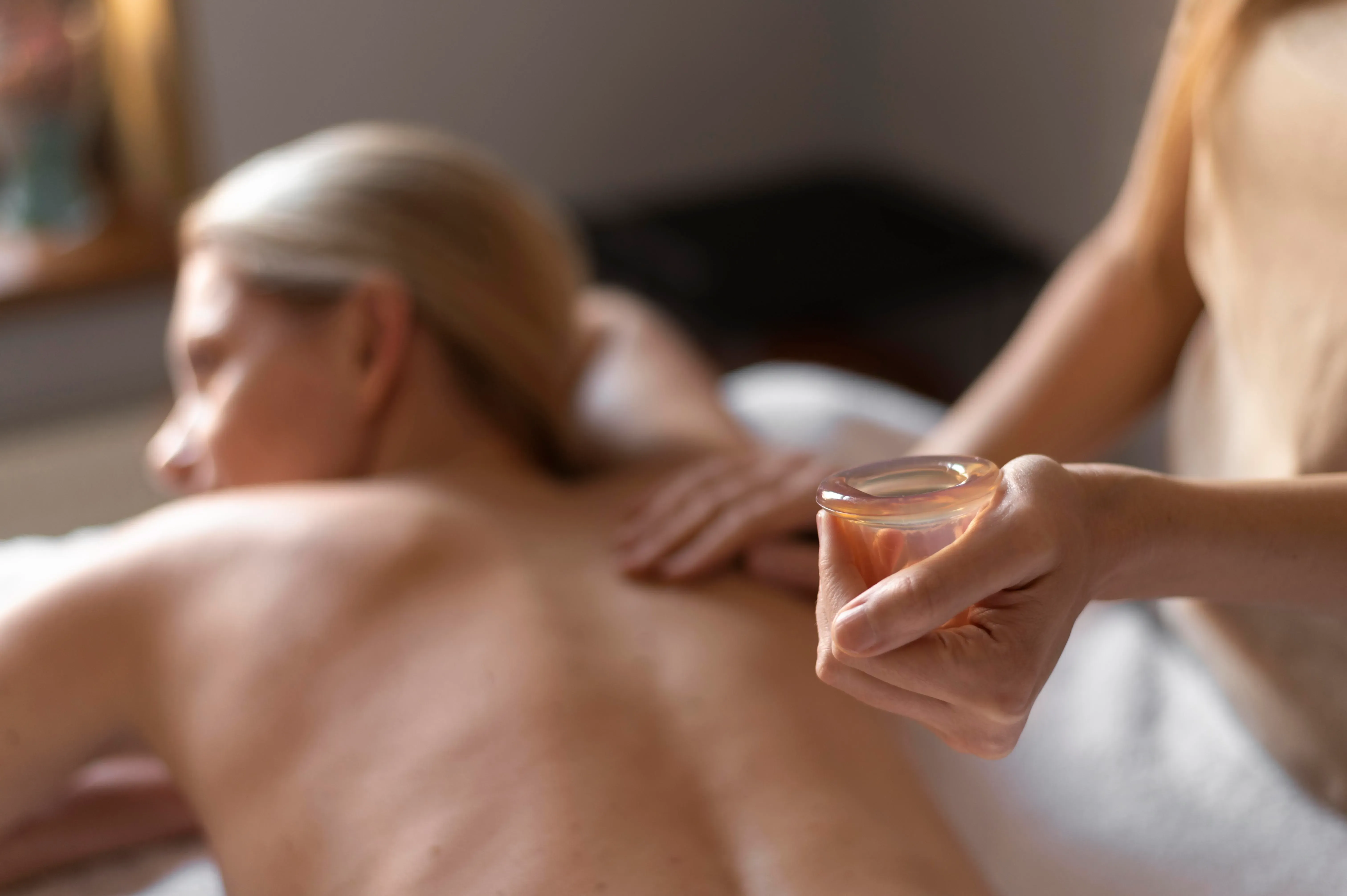 Masaje relajante de aceites esenciales